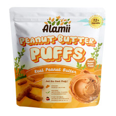 Alamii Peanut Butter Puffs | Kids Snack | Healthy Snack | Halal Snack | 1 years+